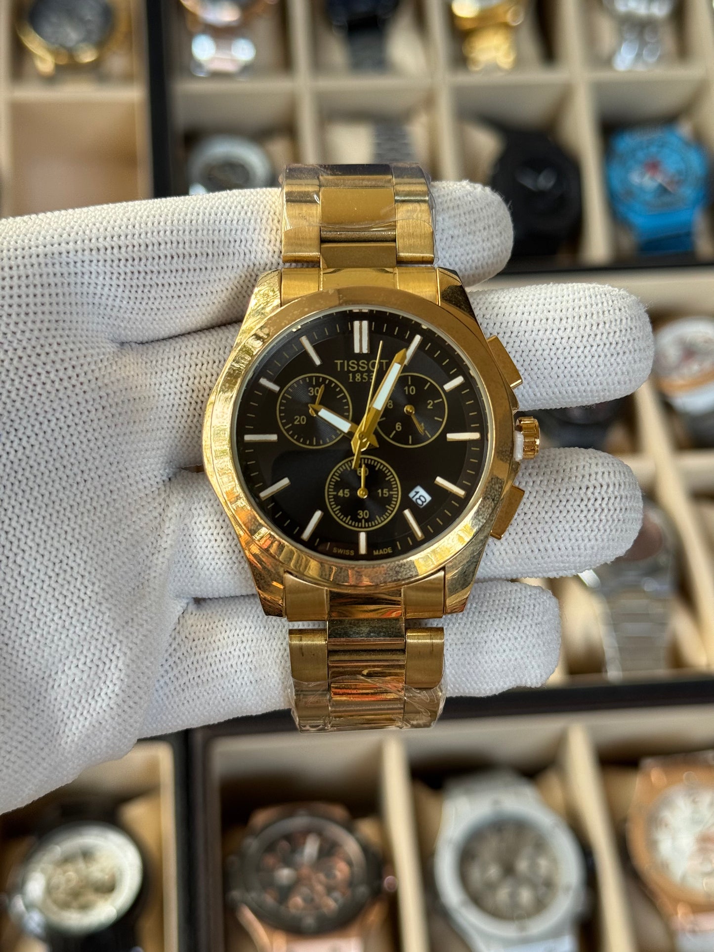 TISSOT Black Dial Men's Watch