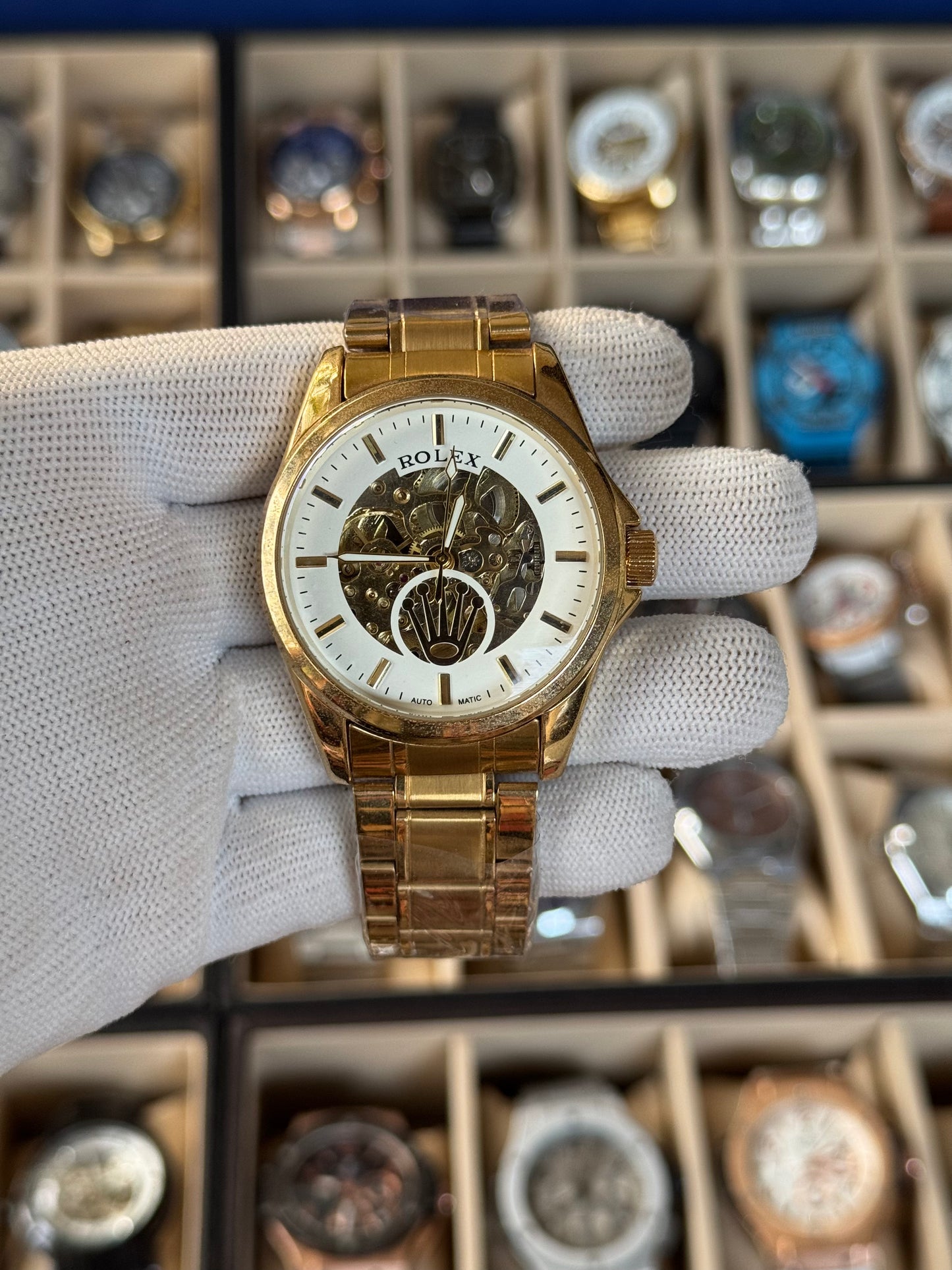 ROLEX Automatic Stainless Steel Watch