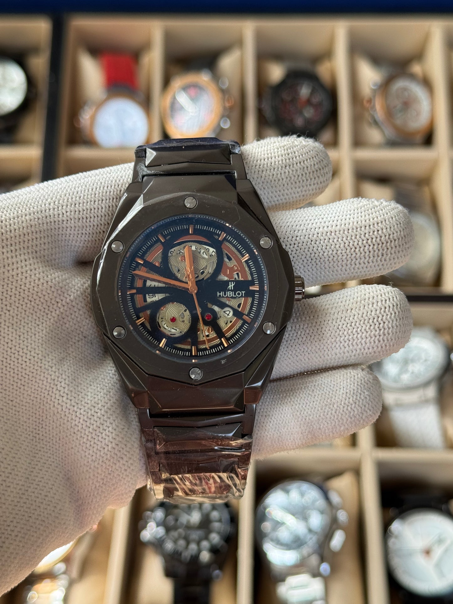 HUBLOT Stainless Steel Watch With Date