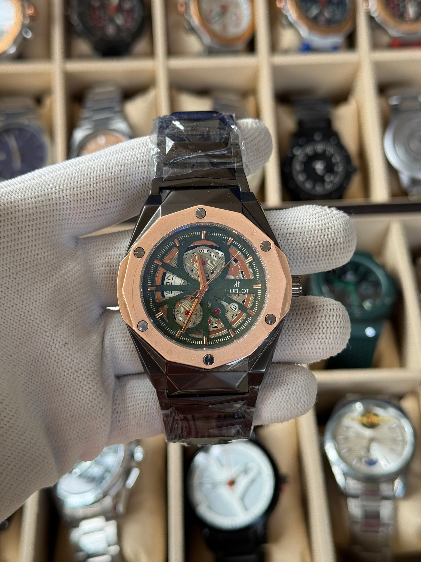 HUBLOT Stainless Steel Watch With Date