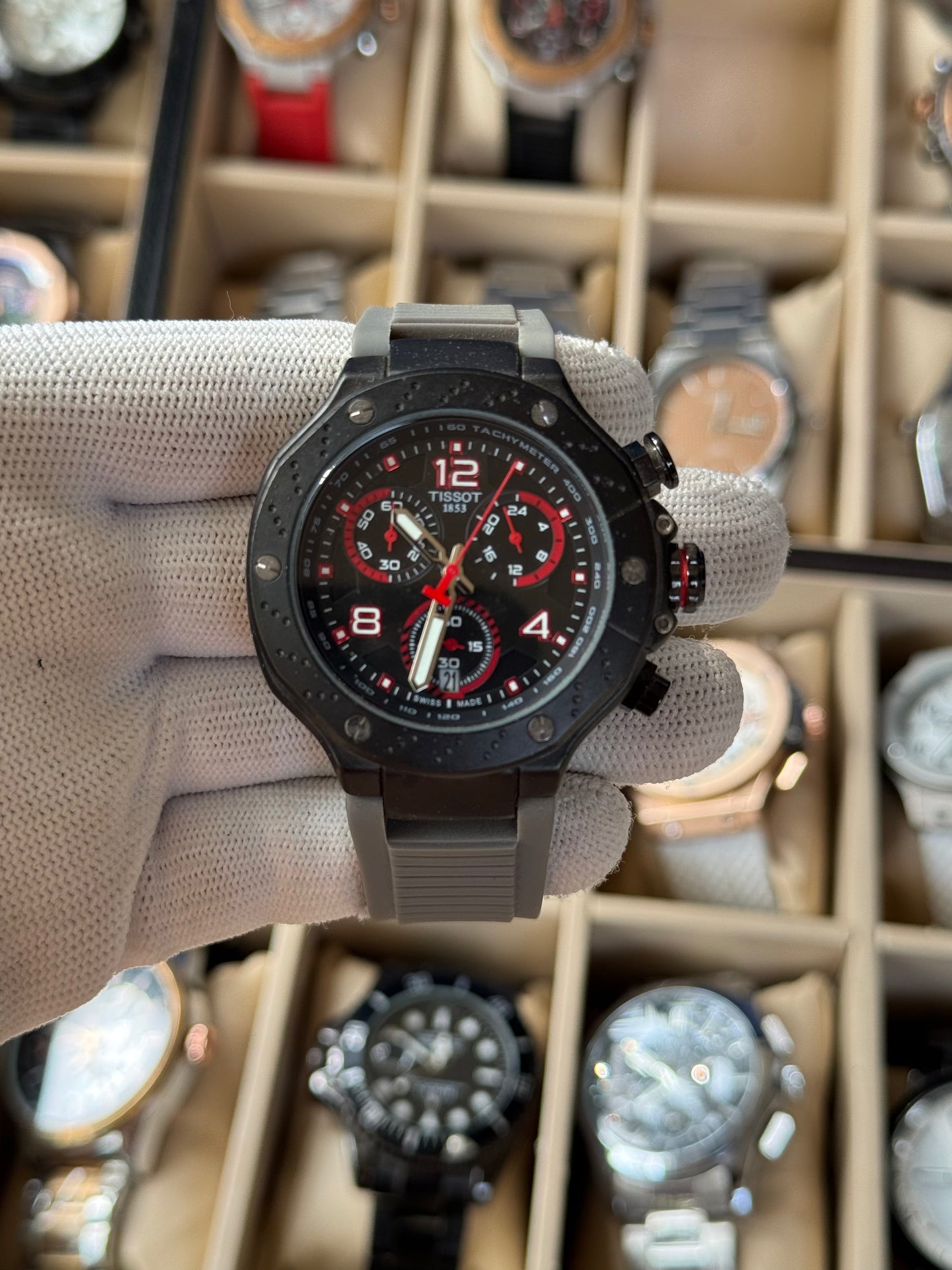 TISSOT Silicone Watch With Date