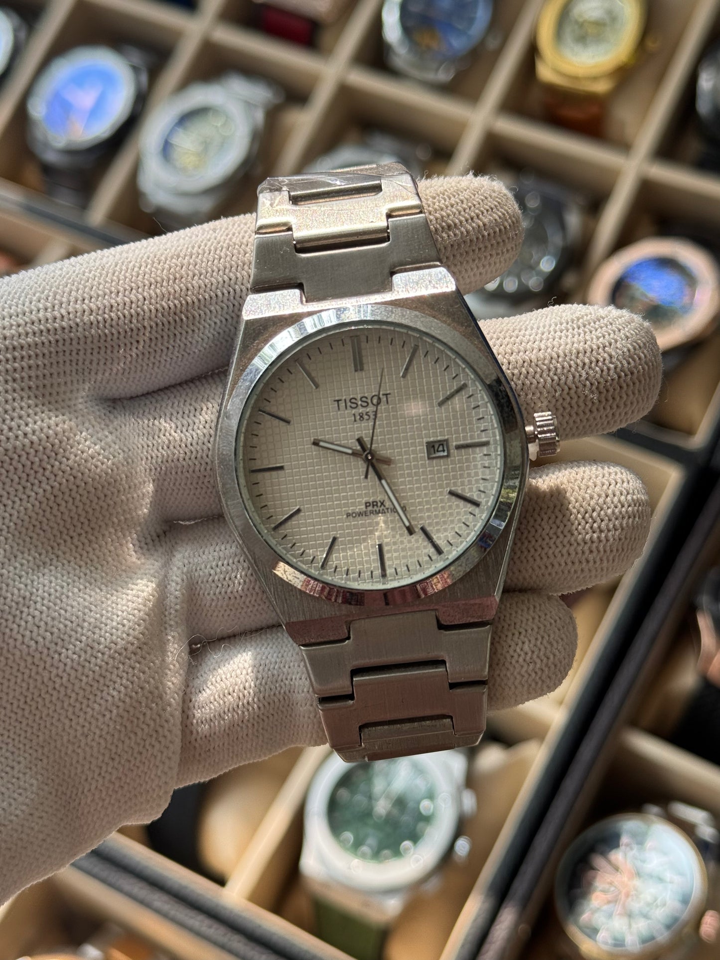 TISSOT Stainless Steel Watch With Date