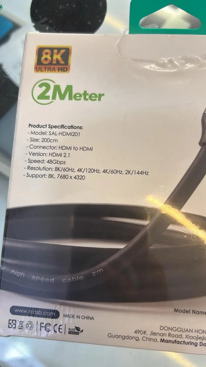 Salpido 8K Ultra HD HDMI Cable – 2 Meter Oman online store