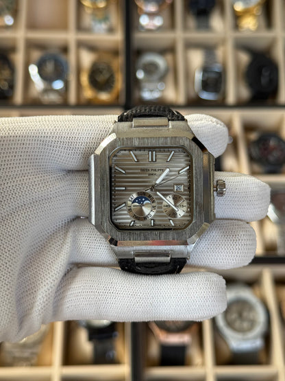 PATEK PHILIPPE Leather Strap Watch For Men