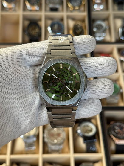 FOSSIL Automatic Stainless Steel Silver Watch For Men