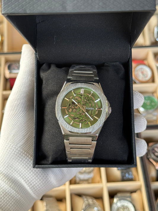 FOSSIL Automatic Stainless Steel Silver Watch For Men