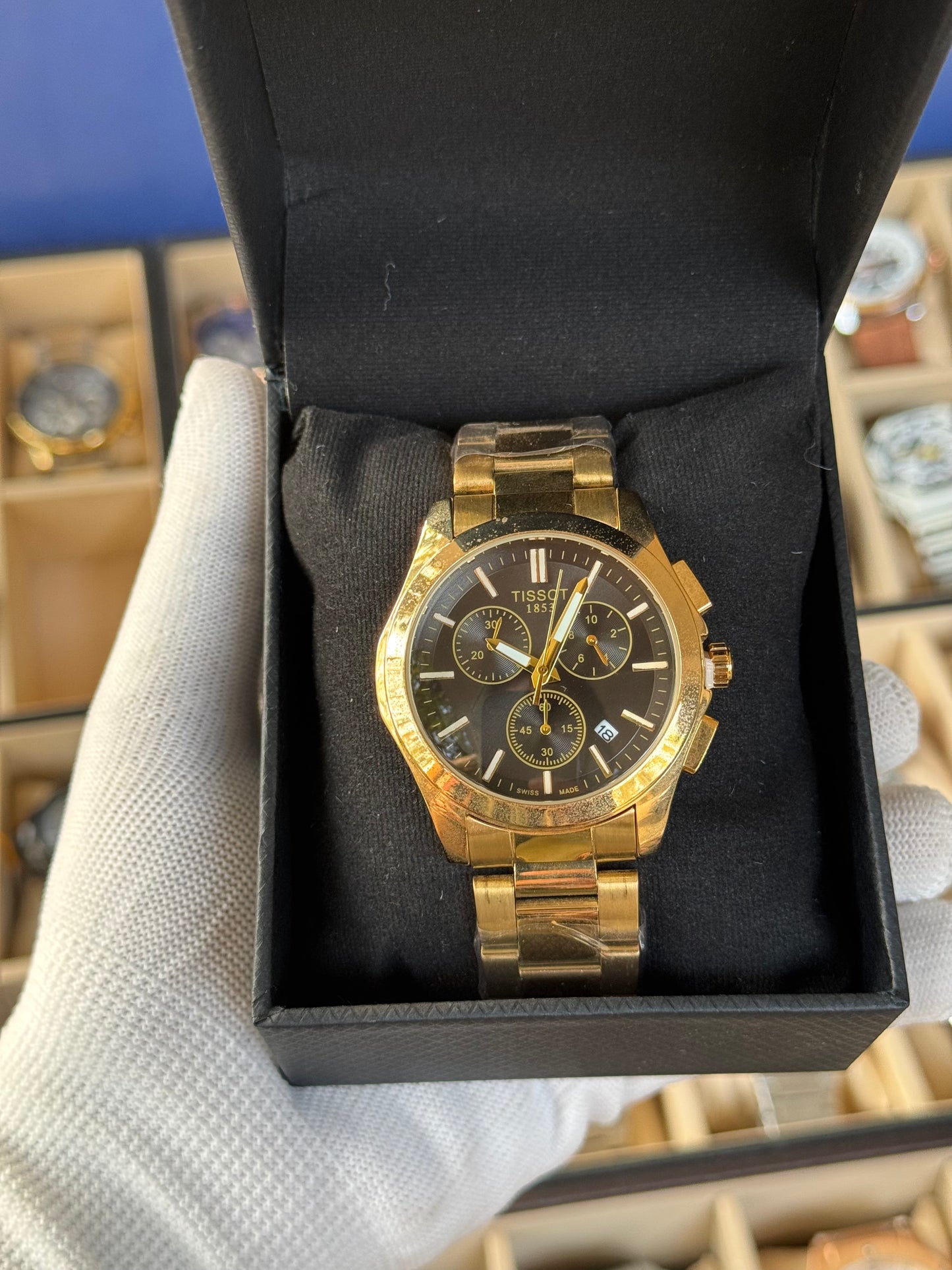 TISSOT Black Dial Men's Watch