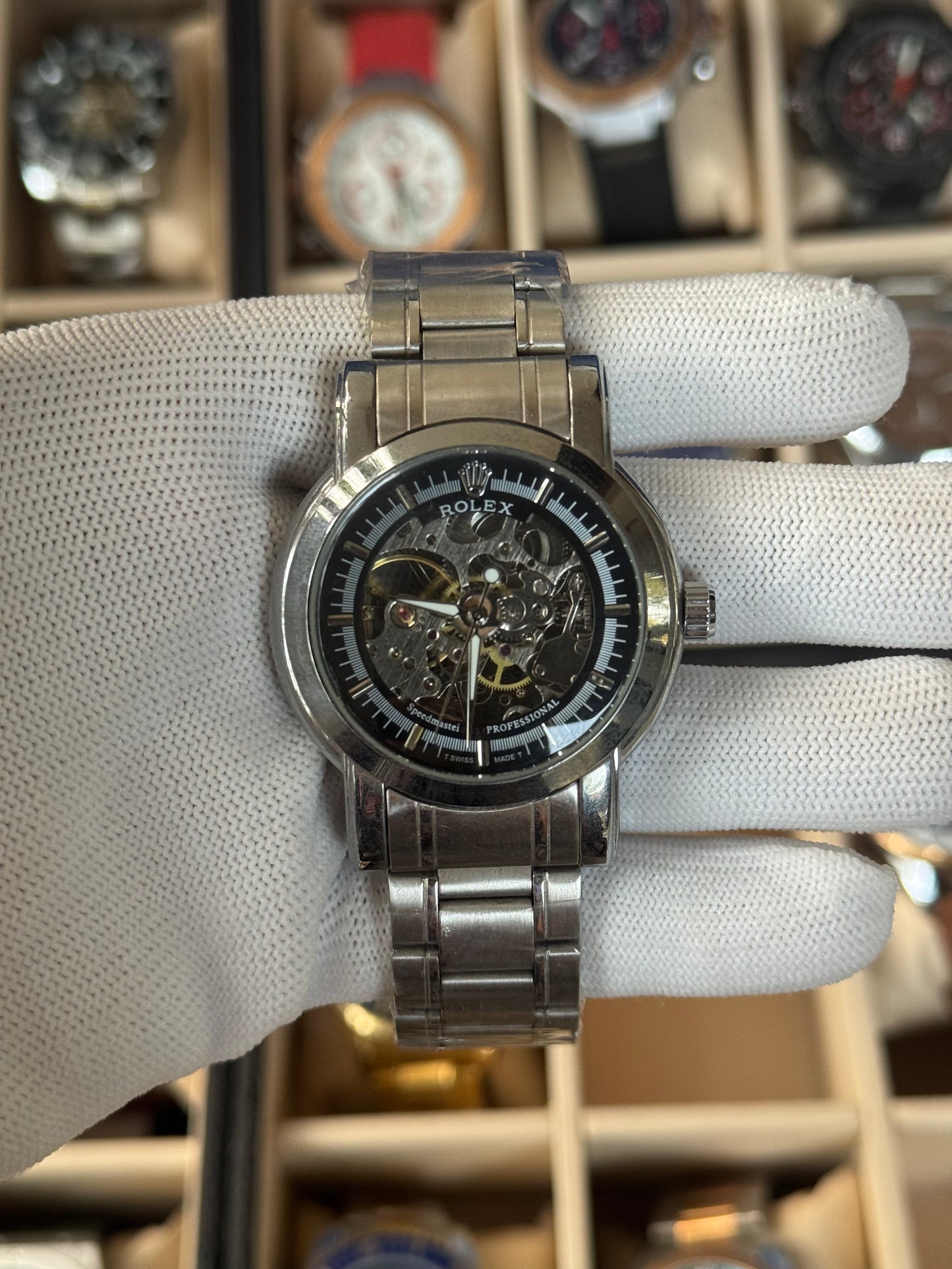 ROLEX Automatic Stainless Steel Silver Watch For Men