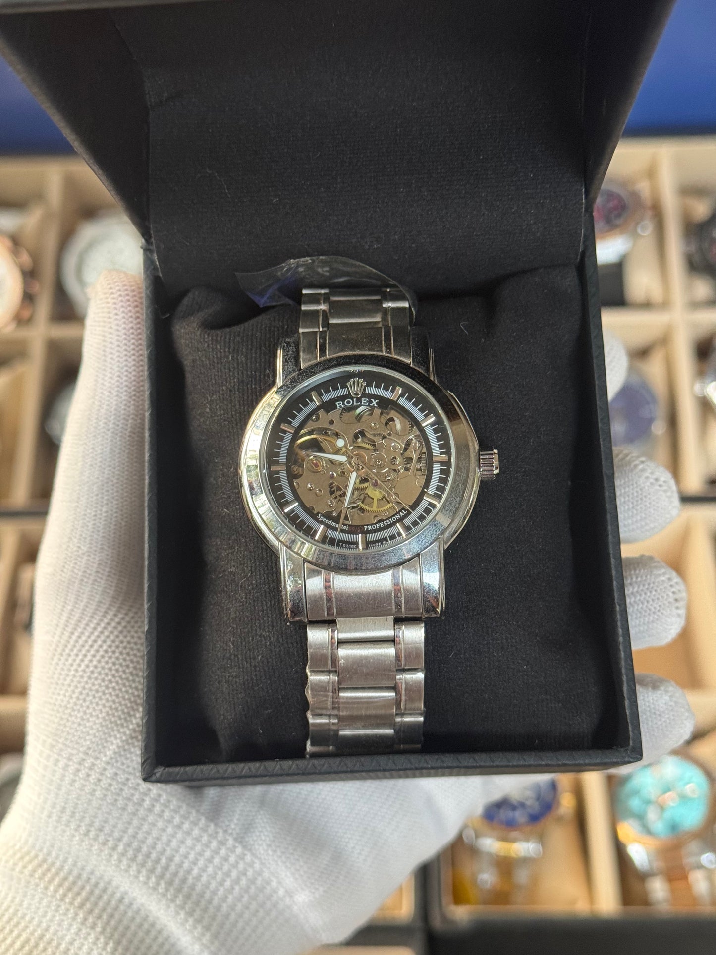 ROLEX Automatic Stainless Steel Silver Watch For Men