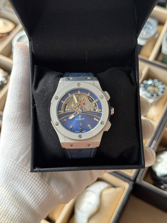 HUBLOT Leather Watch With Date