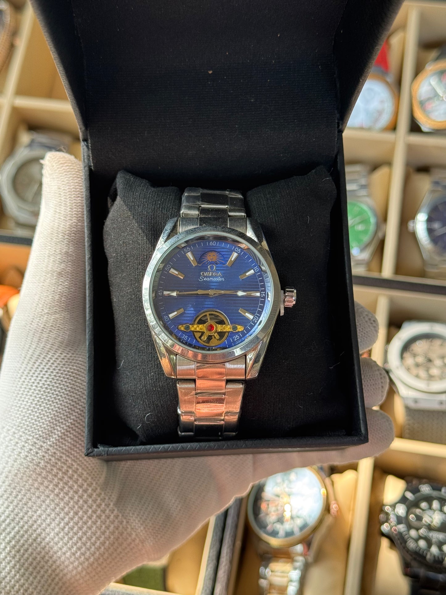 OMEGA Stainless Steel Silver Watch