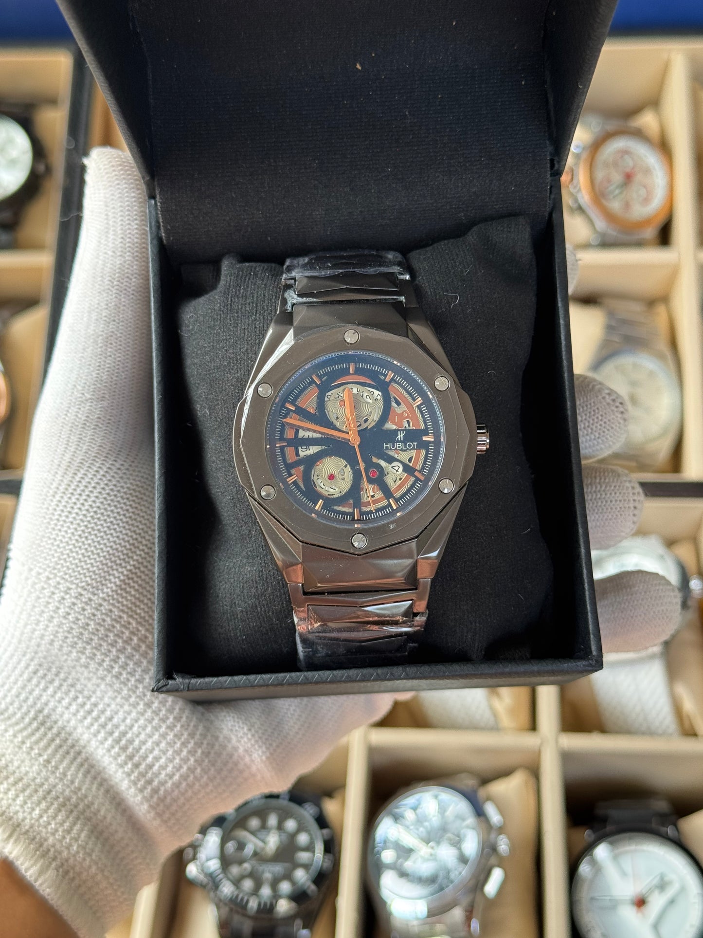 HUBLOT Stainless Steel Watch With Date