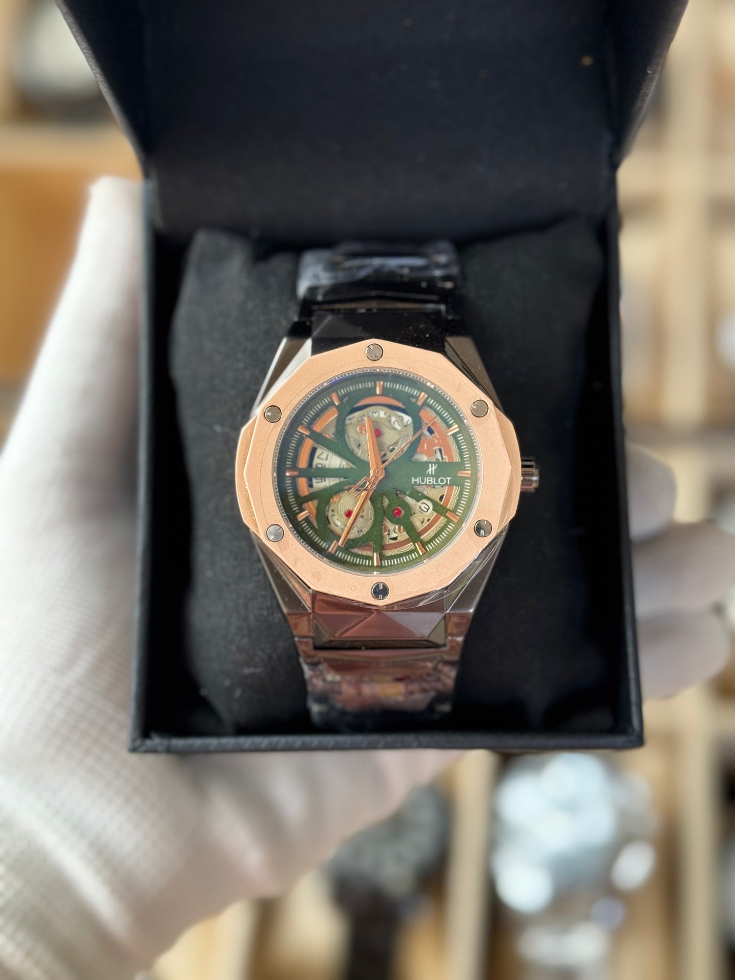 HUBLOT Stainless Steel Watch With Date