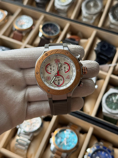 TISSOT Silicone Strap Watch With Date