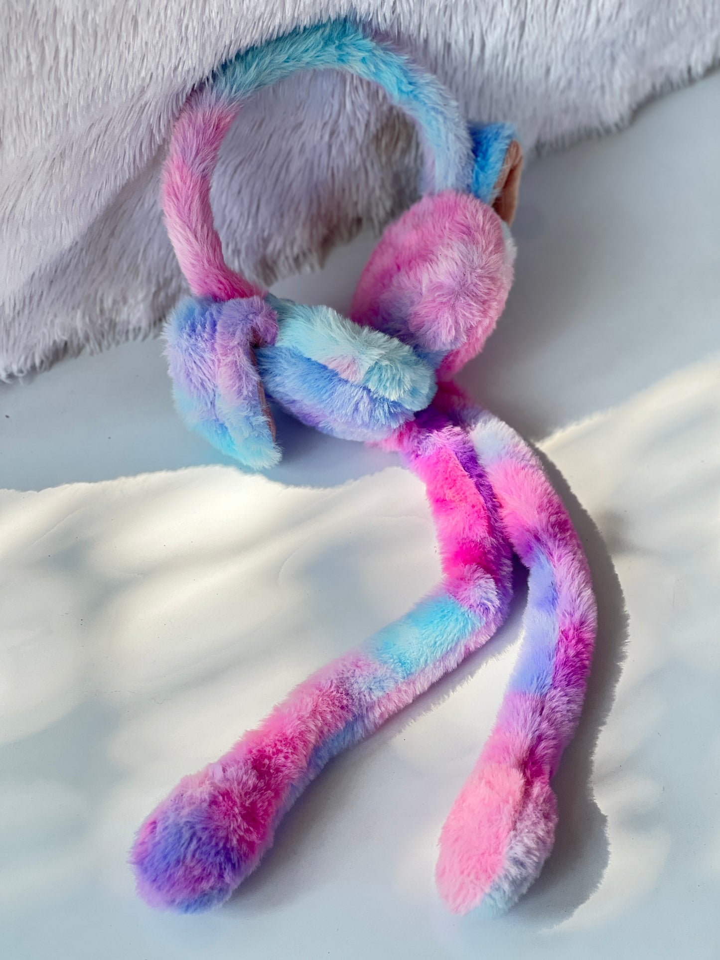 Rabbit Bunny Design Soft Foldable Earmuff For Girls & Kids (Pack of 1)